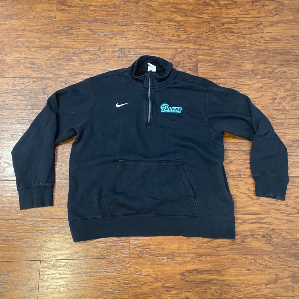 Nike Half Zip Pull Over Sweater Black